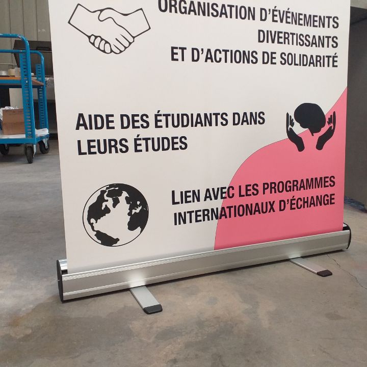 Roll up structure métallique